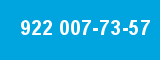 922 007-73-57 922 007-73-57